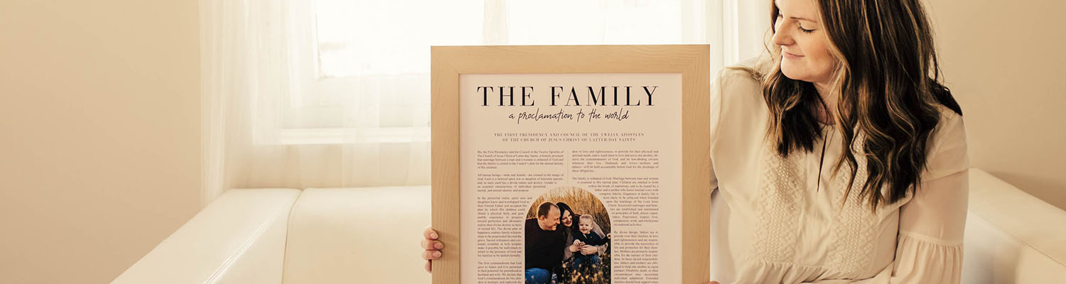 Framed Photo Family Proclamations