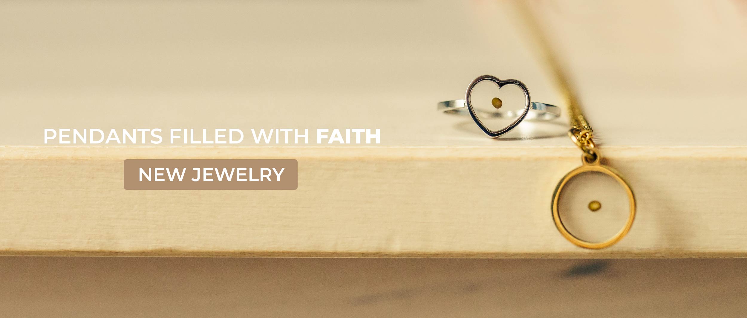 New Faith-Filled Pendants