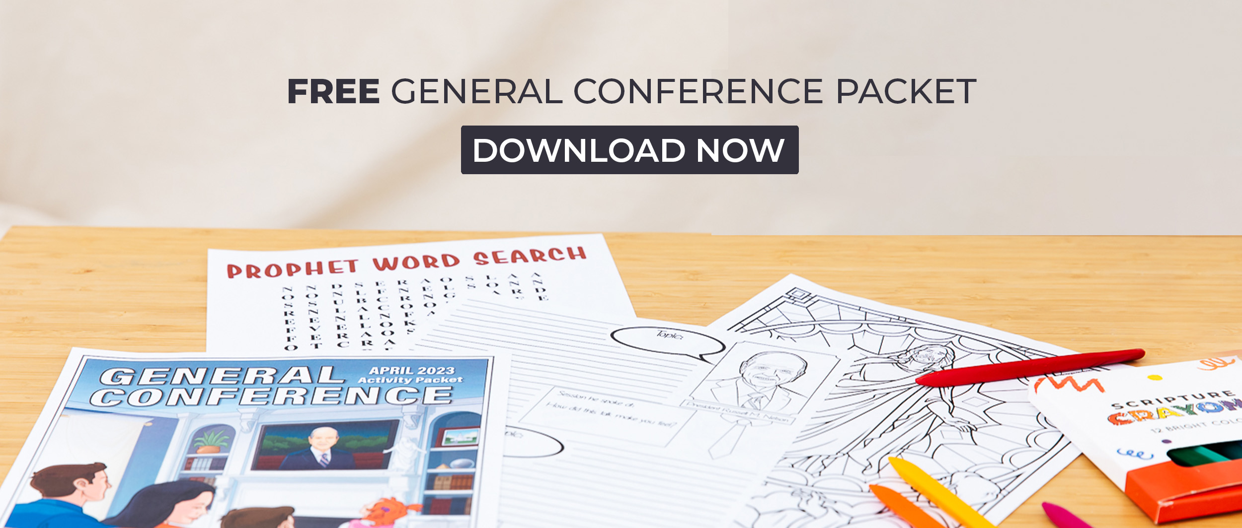 FREE General Conference Activity Packet