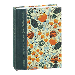 The Book of Mormon Journal Edition - Orange Floral 