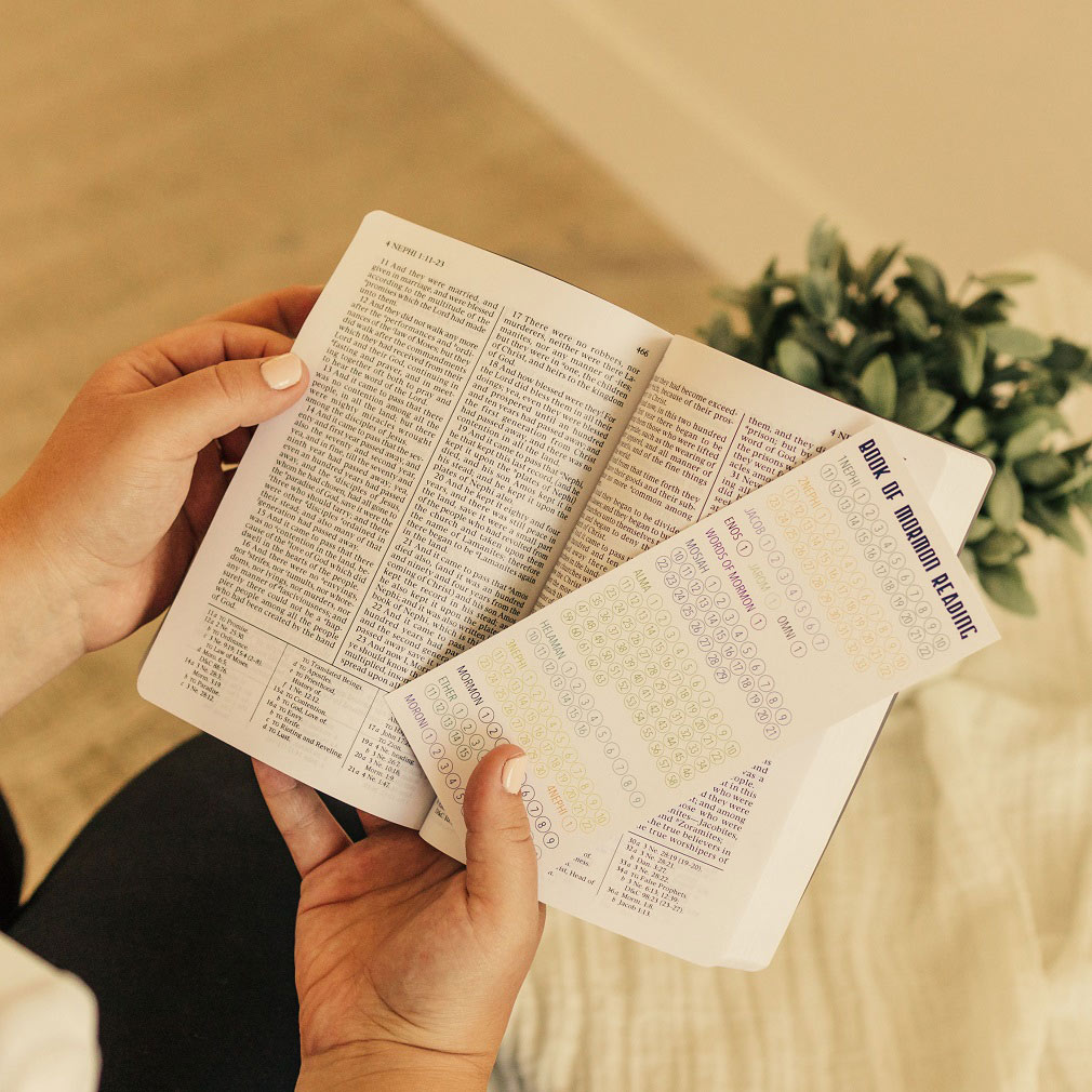 Book of Mormon Reading Chart Bookmark - Large - LDP-BOMBKMKLRG