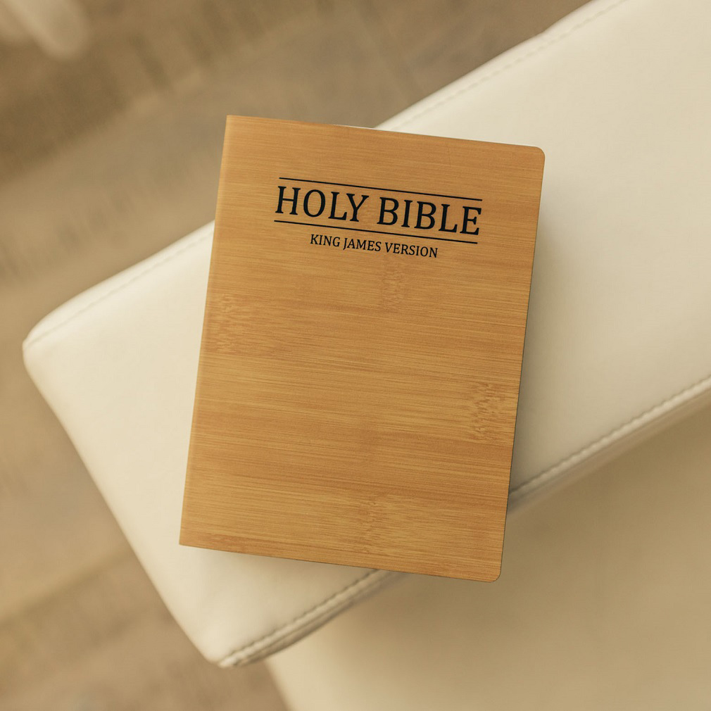 Leatherette Bible - Bamboo - LDP-LSC-B-B-BAMB