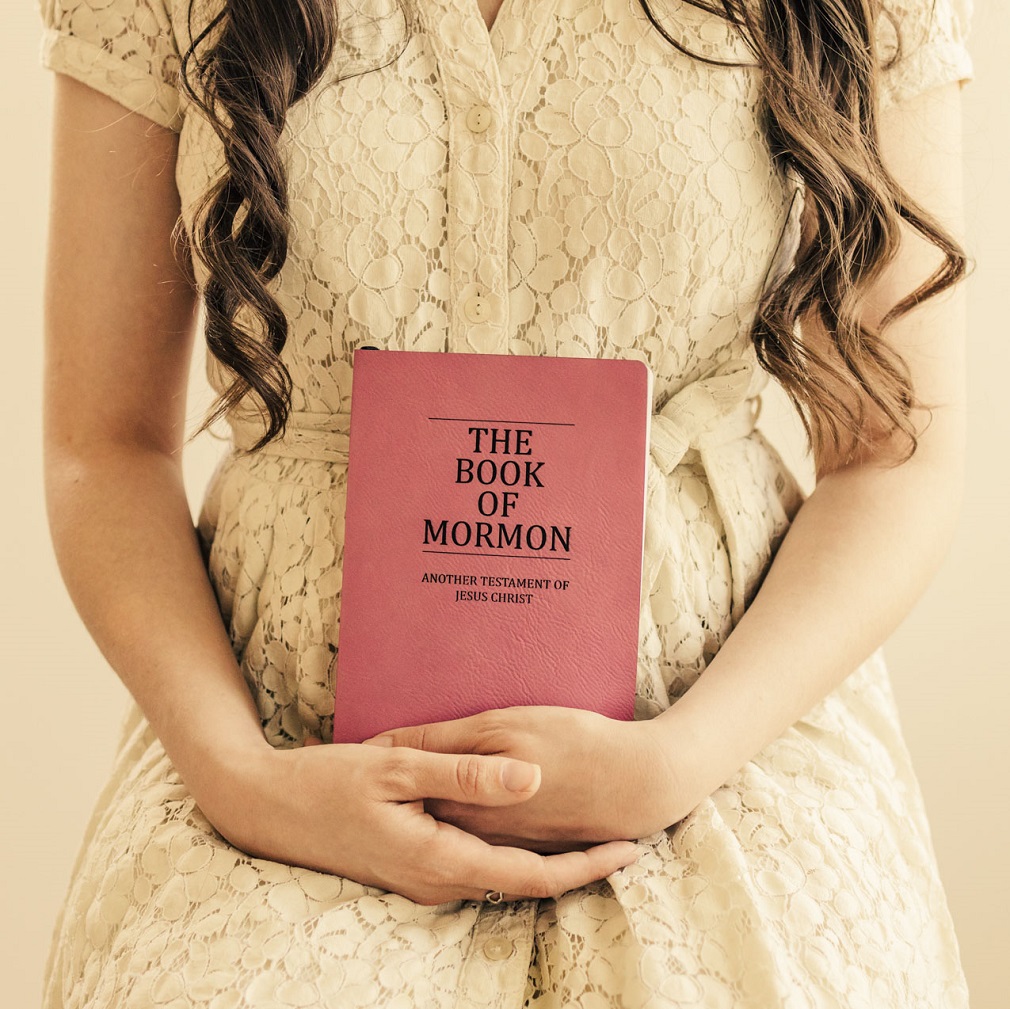 Leatherette Book of Mormon - Pink - LDP-LSC-BOM-B-PINK