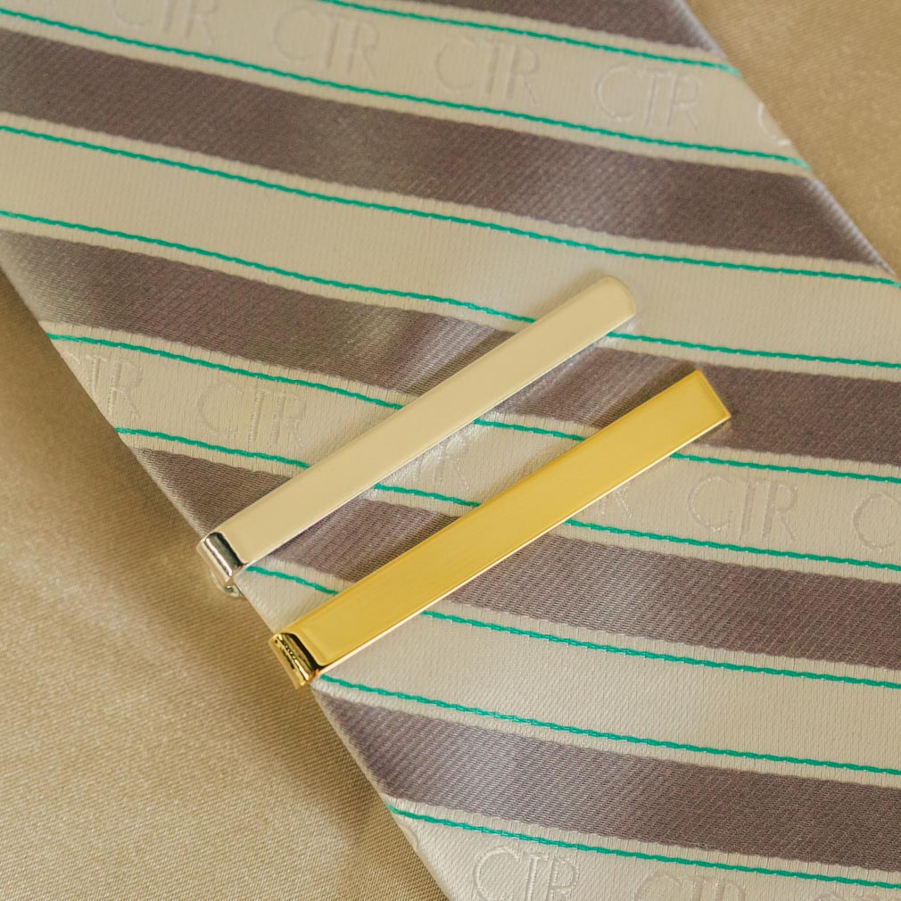 Customizable Tie Clip - Gold - LDP-TCL1039