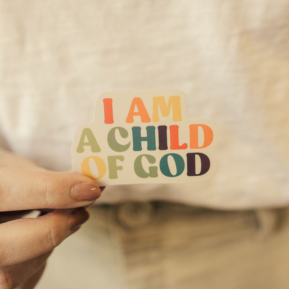 I am a Child of God Vinyl Sticker - LDP-VS-COG-1