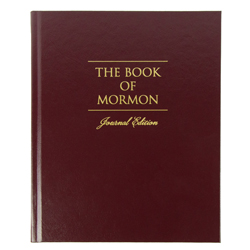 The Book of Mormon Journal Edition - Red