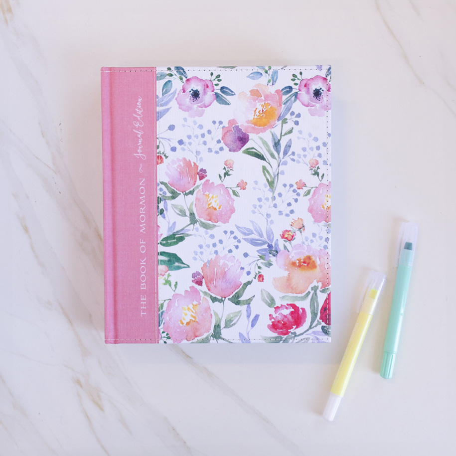 The Book of Mormon Journal Edition - Pink Floral - DBD-5219867