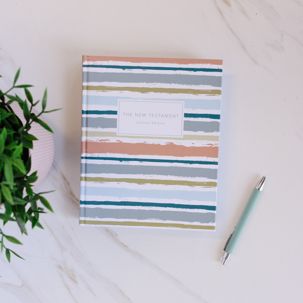 The New Testament Journal Edition - Stripes - DBD-5221714