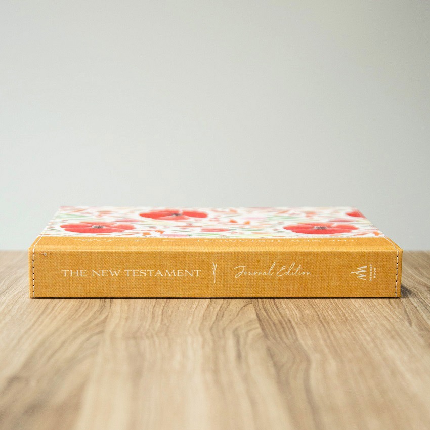 The New Testament Journal Edition - Red Floral - DBD-6001807