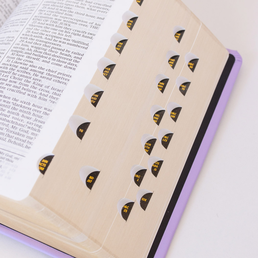 Pre-Made Hand-Bound Genuine Leather Quad - Lavender - LDP-HB-RQ-LVD-PM