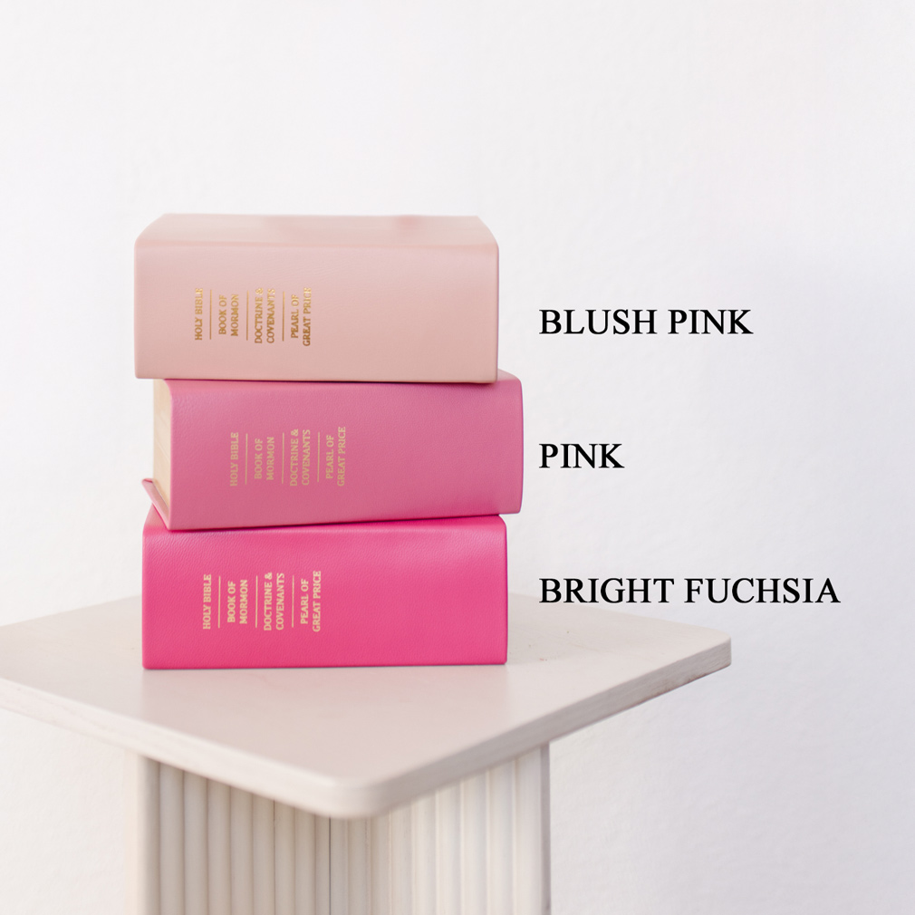 Hand-Bound Genuine Leather Quad - Pink - LDP-HB-RQ-PNK