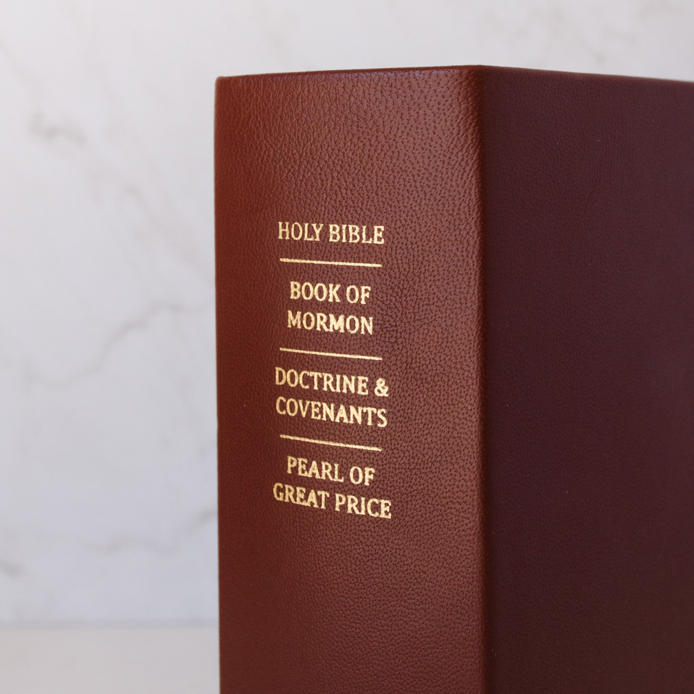 Pre-Made Hand-Bound Genuine Leather Quad - Rustic Brown - LDP-HB-RQ-RBR-PM