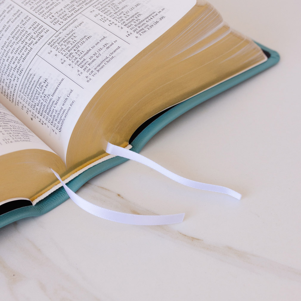 Pre-Made Hand-Bound Genuine Leather Quad - Teal - LDP-HB-RQ-TEL-PM