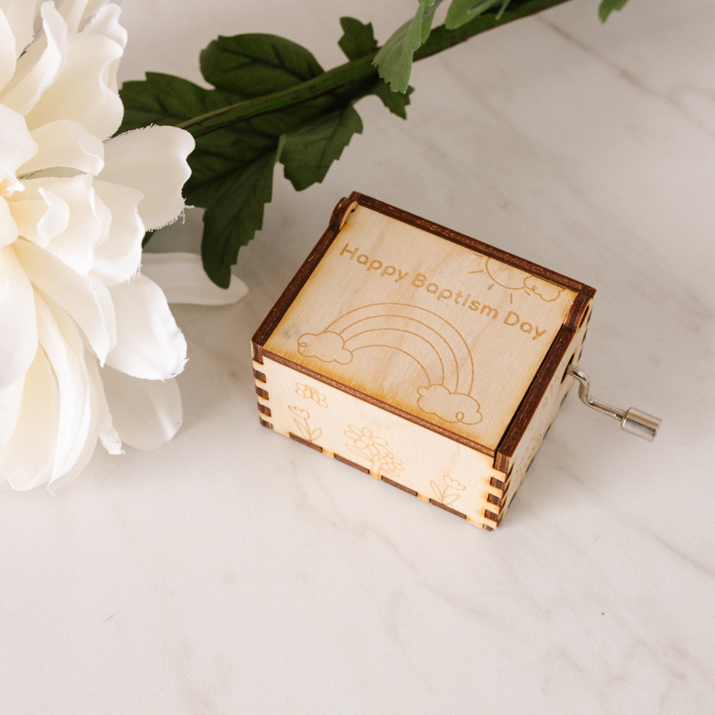 Happy Baptism Day Music Box - LDP-MB-BPTDY
