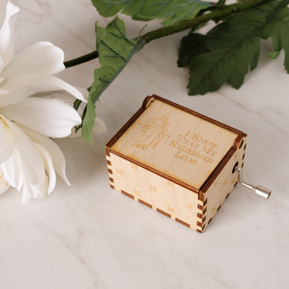 I Know That My Redeemer Lives Music Box - Christus - LDP-MB-SMP-CHRIST-RL