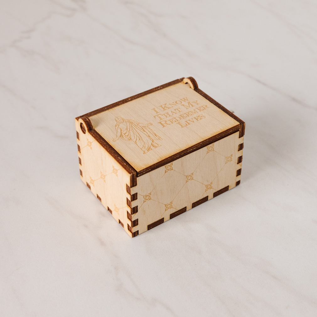 I Know That My Redeemer Lives Music Box - Christus | LDS Music Boxes