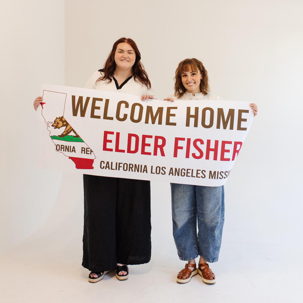 Flag & State Missionary Welcome Home Banner - LDP-MSPSTFLAGSTATE