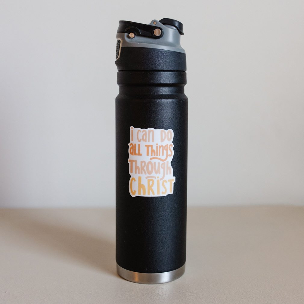 I Can Do All Things Through Christ Vinyl Sticker - LDP-VS-ALLTHNGS