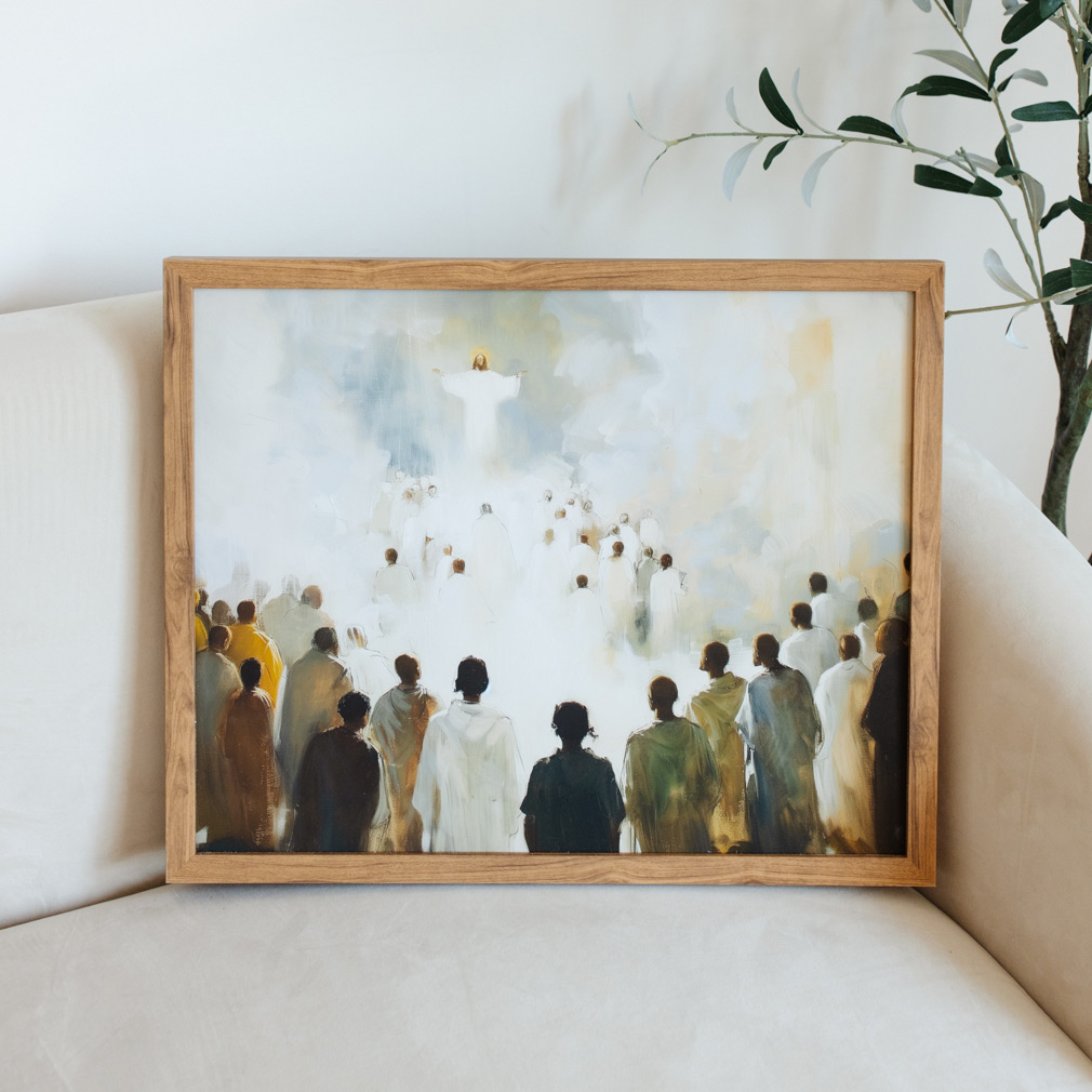 Let Zion in Her Beauty Rise - Framed/Unframed Wall Art - LDP-ART-DA-LZBR