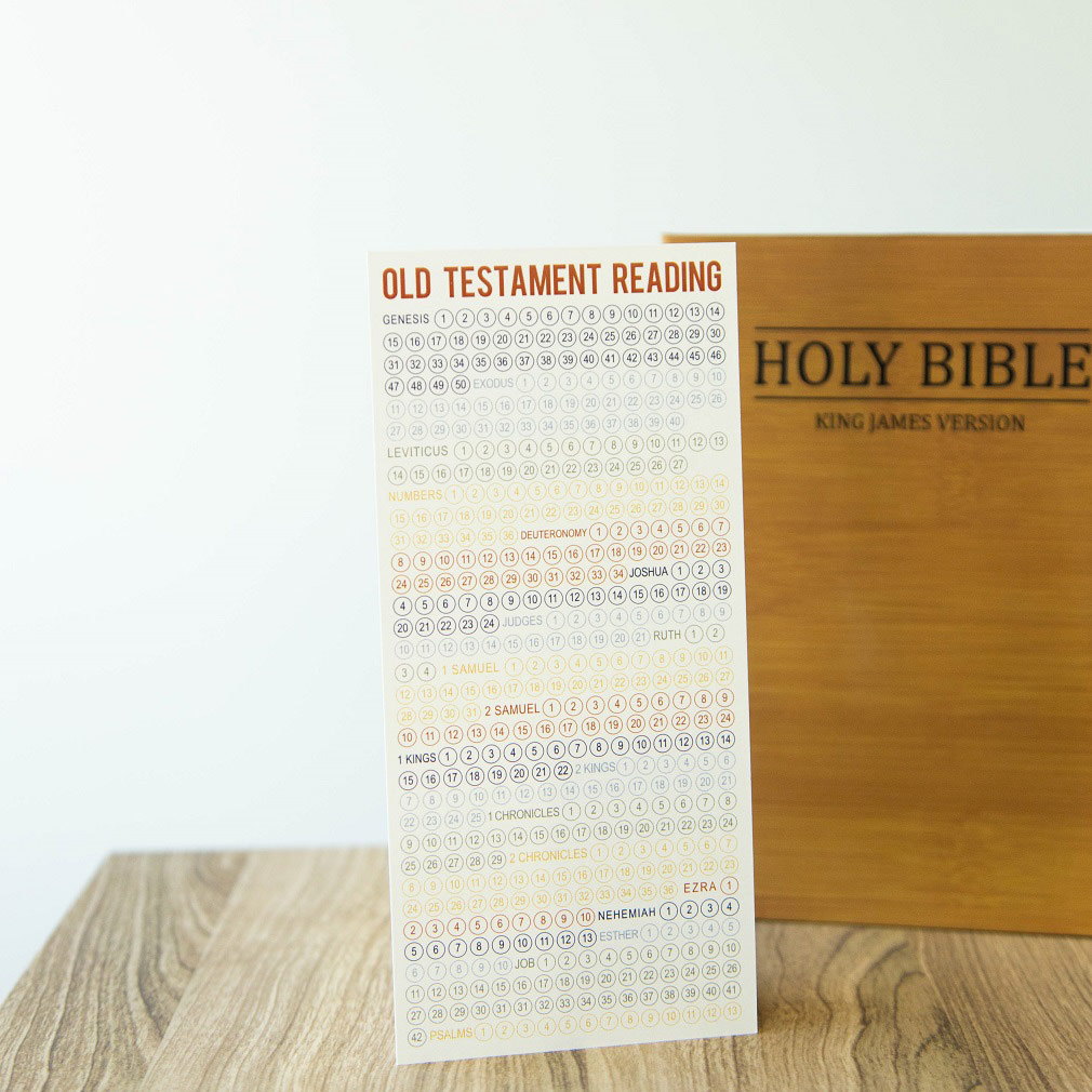 Old Testament Reading Chart Bookmark - LDP-BKMK333