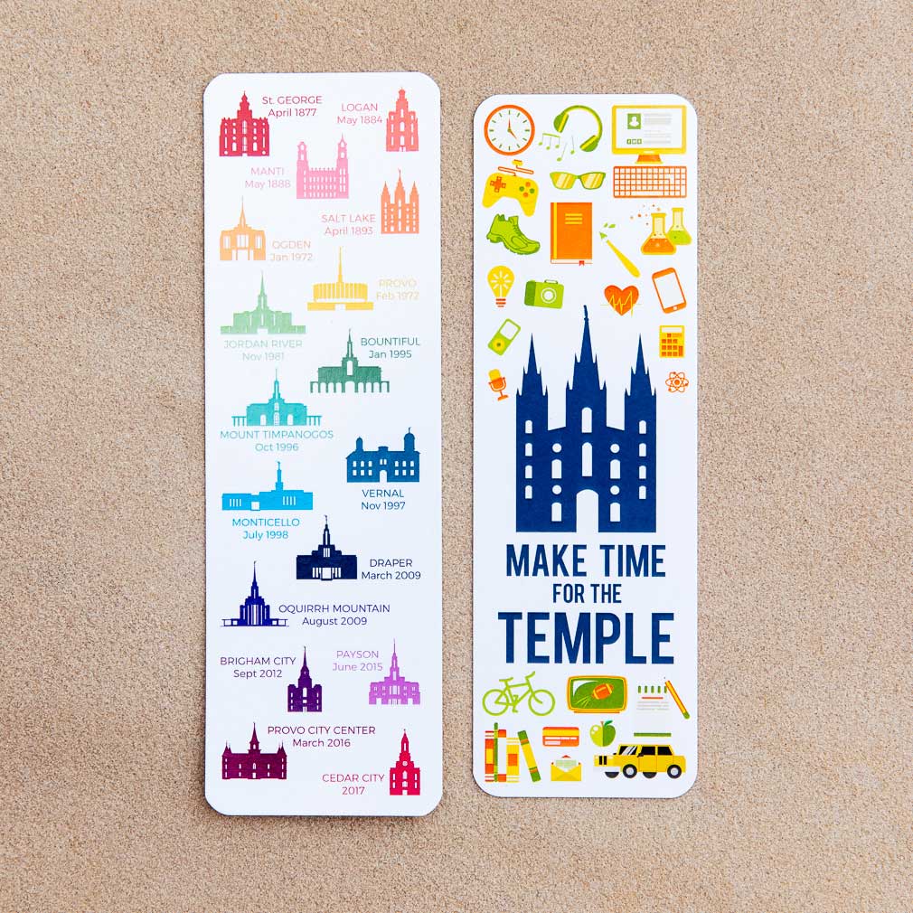 Make Time for the Temple Bookmark - LDP-TEMPBKMK