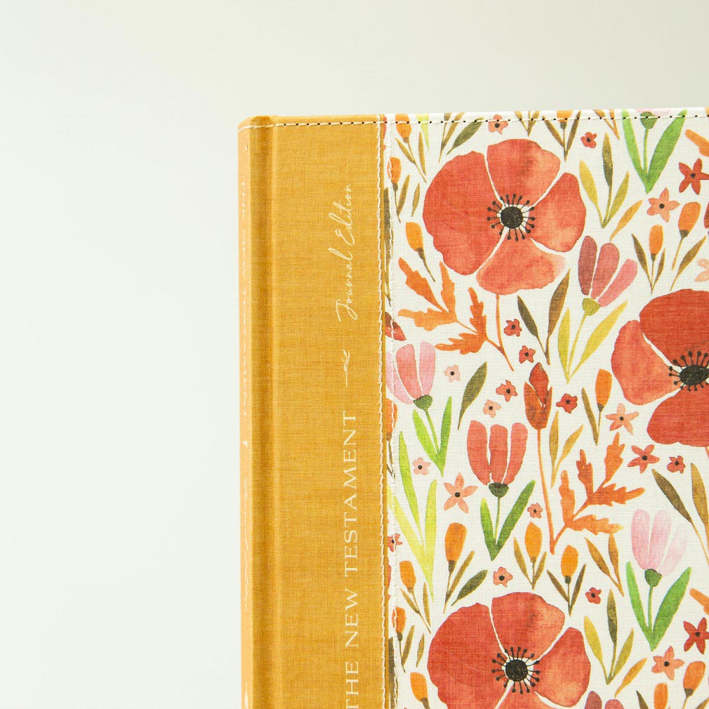The New Testament Journal Edition - Red Floral - DBD-6001807