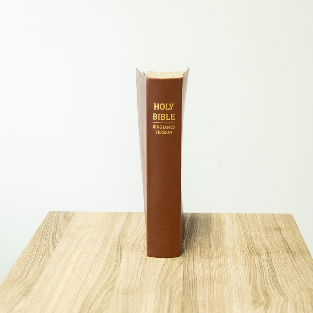 Large Hand-Bound Genuine Leather Bible - Rustic Brown - LDP-HB-LB-RBR