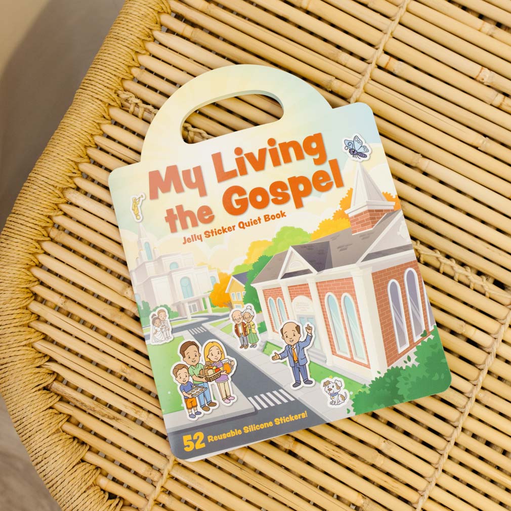 My Living the Gospel Jelly Sticker Quiet Book - LDP-JQB-LG