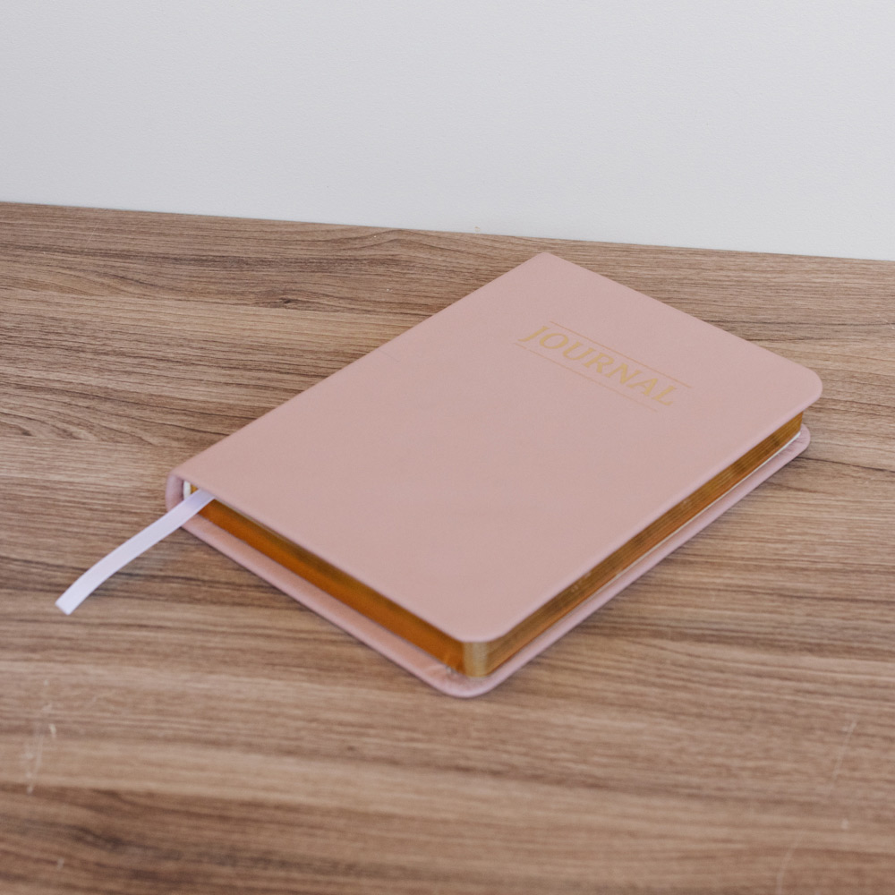 Hand-Bound Study Journal - Blush Pink - LDP-HB-JRN-BPK