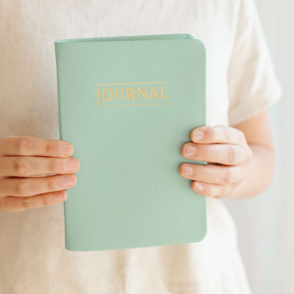 Hand-Bound Study Journal - Light Turquoise - LDP-HB-JRN-LTQ