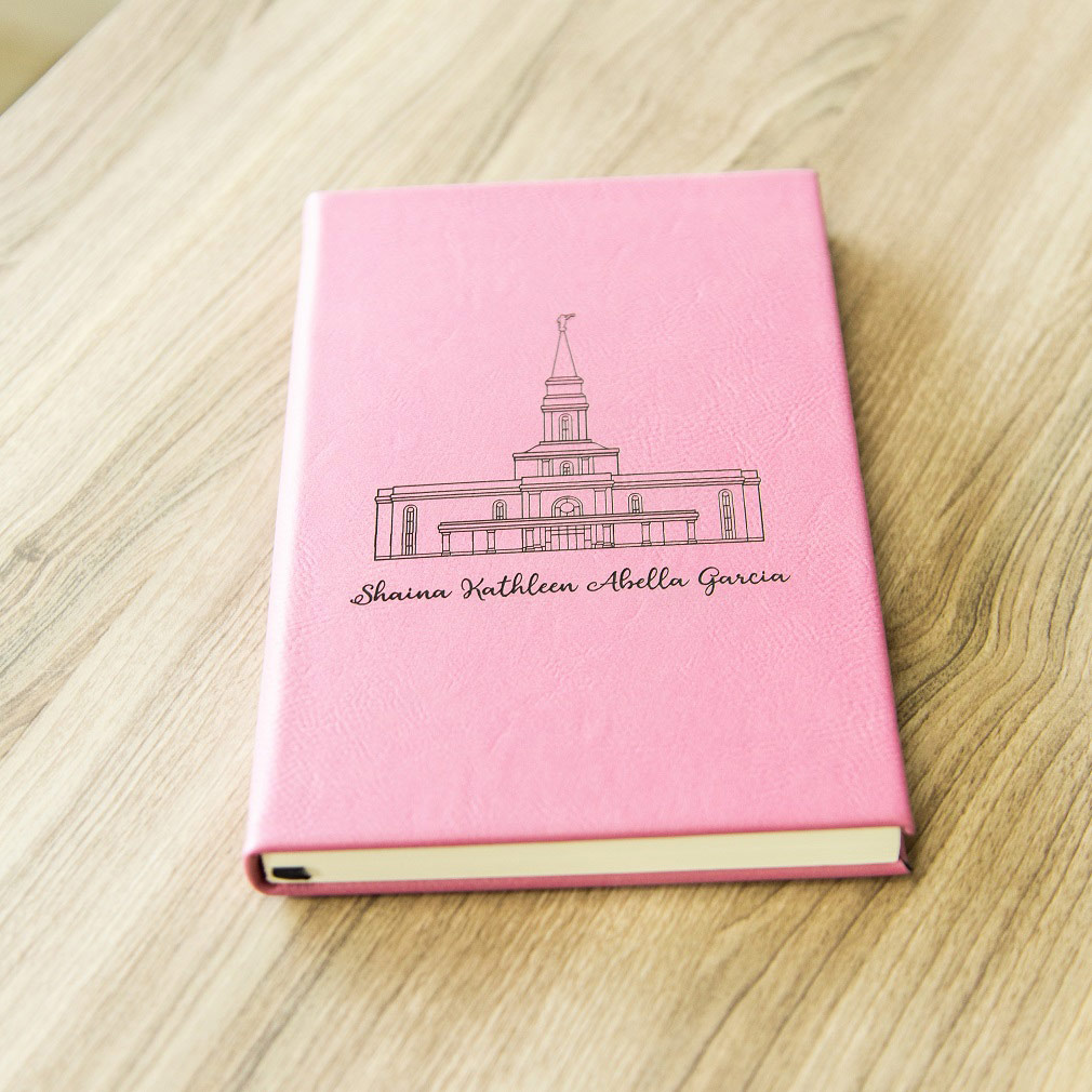 Personalized Temple Journal - 9 Colors - LDP-JRN-TEMPLE