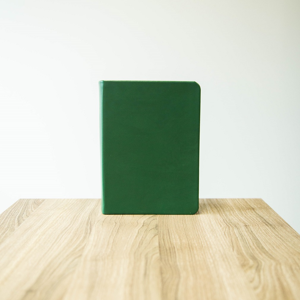 Pre-Made Hand-Bound Genuine Leather Quad - Emerald Green - LDP-HB-RQ-EGN-PM