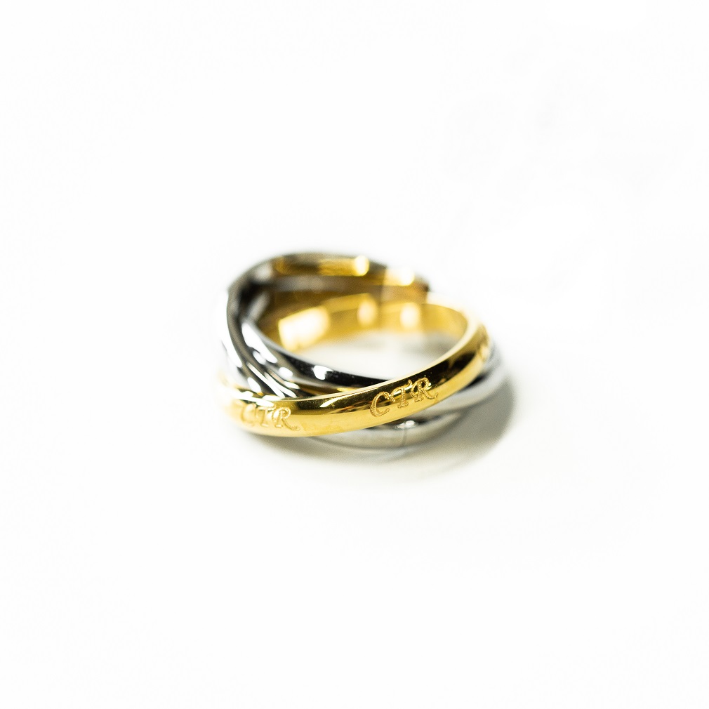 Two-Tone Roll CTR Ring - RM-C09871