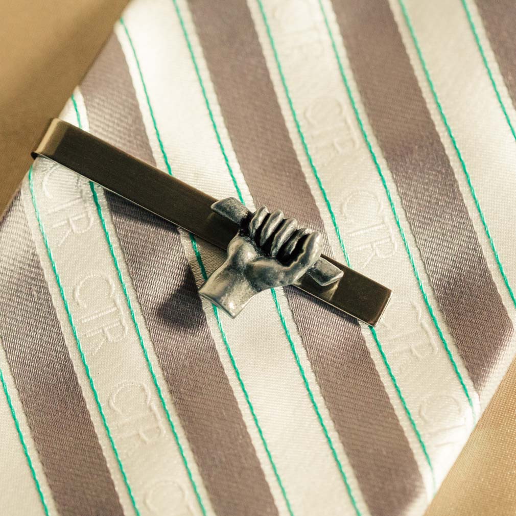 Hold to the Rod Tie Clip - Silver - OMT-J3TB