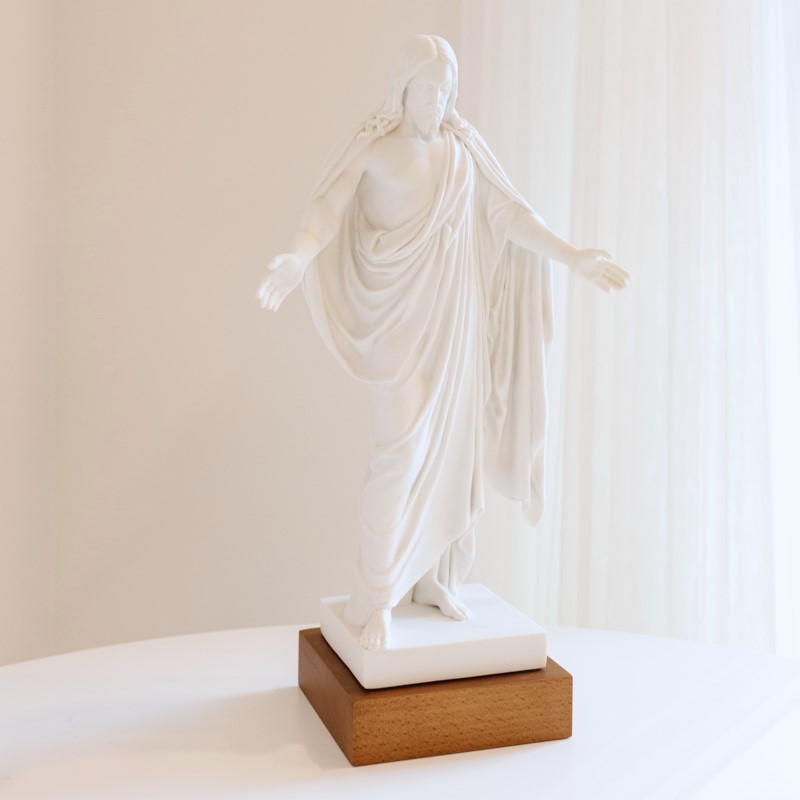 Wood Christus Statue Base - LDP-STT-WB