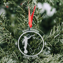 Wheat Mission Ornament - Acrylic