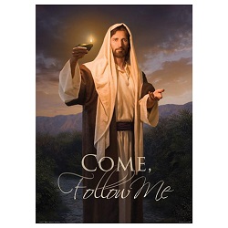 Come Follow Me Poster featuring Lead, Kindly Light simon dewey poster, lead kindly light, come follow me