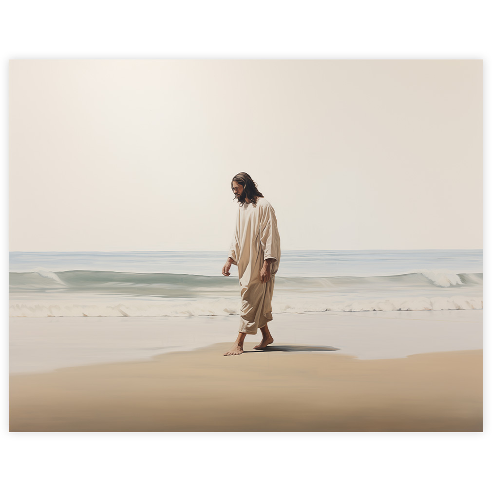 A Great Calm - Framed/Unframed Wall Art lds art, jesus lds art, framed lds art, lds artwork, lds wall art, jesus christ lds art