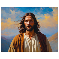 The Almighty - Framed/Unframed Wall Art lds art, jesus lds art, framed lds art, lds artwork, lds wall art, jesus christ lds art