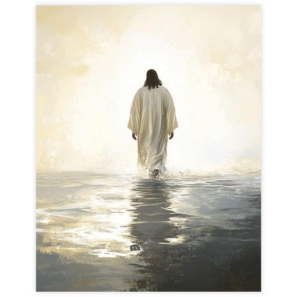 Divine Walk - Framed/Unframed Wall Art lds art, jesus lds art, framed lds art, lds artwork, lds wall art, jesus christ lds art