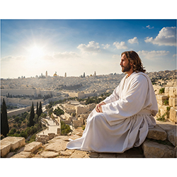 The Holy City - Framed/Unframed Wall Art lds art, jesus lds art, framed lds art, lds artwork, lds wall art, jesus christ lds art