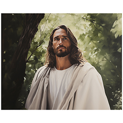 He Leadeth Me - Framed/Unframed Wall Art lds art, jesus lds art, framed lds art, lds artwork, lds wall art, jesus christ lds art