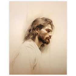 Immanuel - Framed framed art, framed lds art, jesus art, framed jesus art, lds art