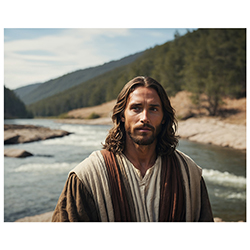 Into the Wilderness - Framed/Unframed Wall Art lds art, jesus lds art, framed lds art, lds artwork, lds wall art, jesus christ lds art