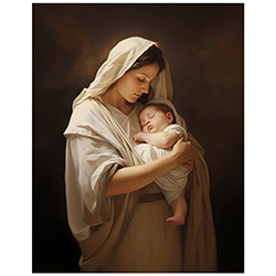 That Mother Mild - Framed/Unframed Wall Art lds art, jesus lds art, framed lds art, lds artwork, lds wall art, jesus christ lds art