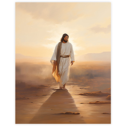 Make the Pathway Bright - Framed/Unframed Wall Art lds art, jesus lds art, framed lds art, lds artwork, lds wall art, jesus christ lds art