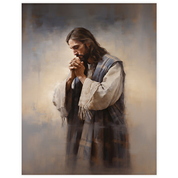 My Solace - Framed/Unframed Wall Art lds art, jesus lds art, framed lds art, lds artwork, lds wall art, jesus christ lds art