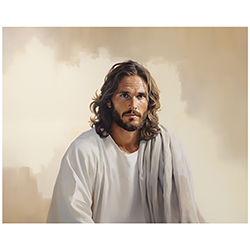 His Name Be Praised - Framed/Unframed Wall Art lds art, jesus lds art, framed lds art, lds artwork, lds wall art, jesus christ lds art