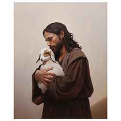 Prone to Wander - Framed/Unframed Wall Art lds art, jesus lds art, framed lds art, lds artwork, lds wall art, jesus christ lds art