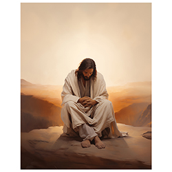 Rock of Ages - Framed/Unframed Wall Art lds art, jesus lds art, framed lds art, lds artwork, lds wall art, jesus christ lds art